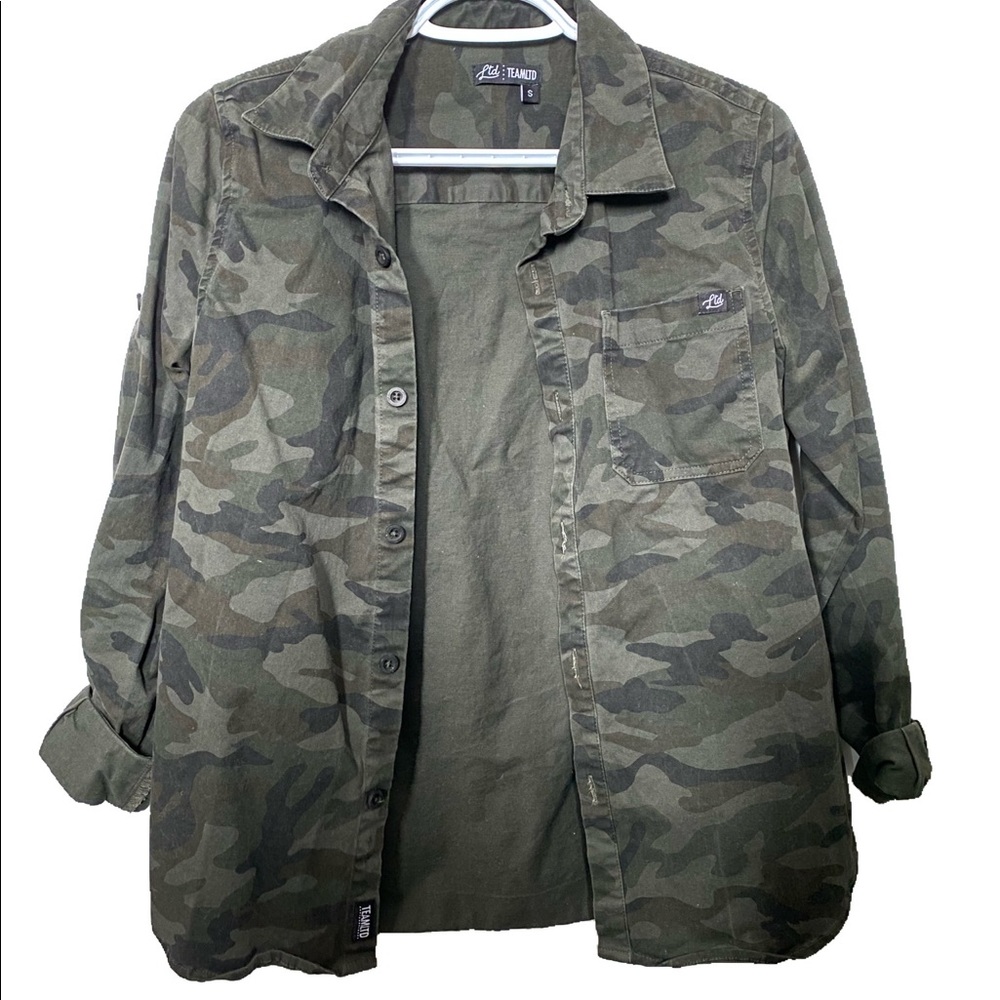 LTD Camo button up shirt